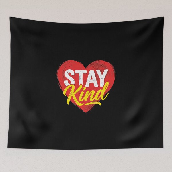 Item preview, Stay Kind - Retro Distressed Grunge Heart Mental Health Awareness designed and sold by AdyKurniawan.