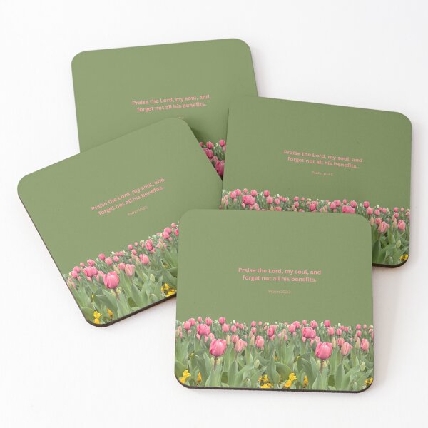 Item preview, Fondo de tulipanes del Salmo 103 designed and sold by happytraveller1.
