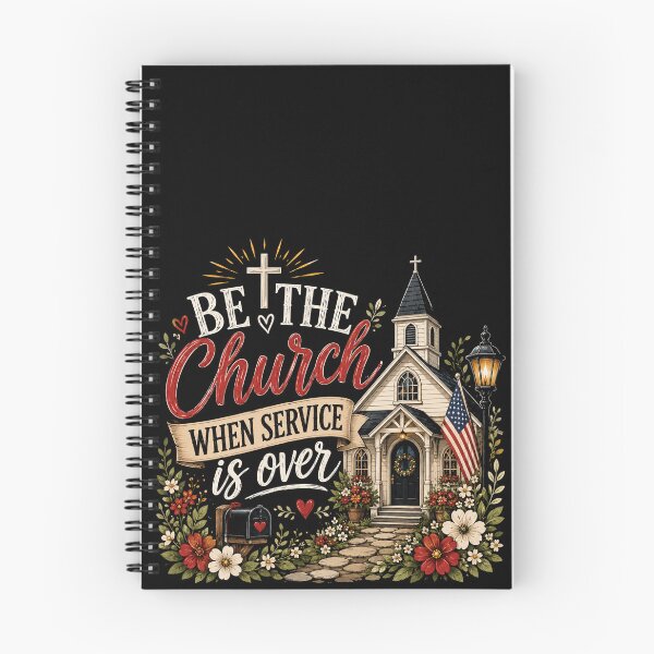 Item preview, Be The Church When Service Is Over Christian Church Floral Vintage Vector designed and sold by Spyshirt.