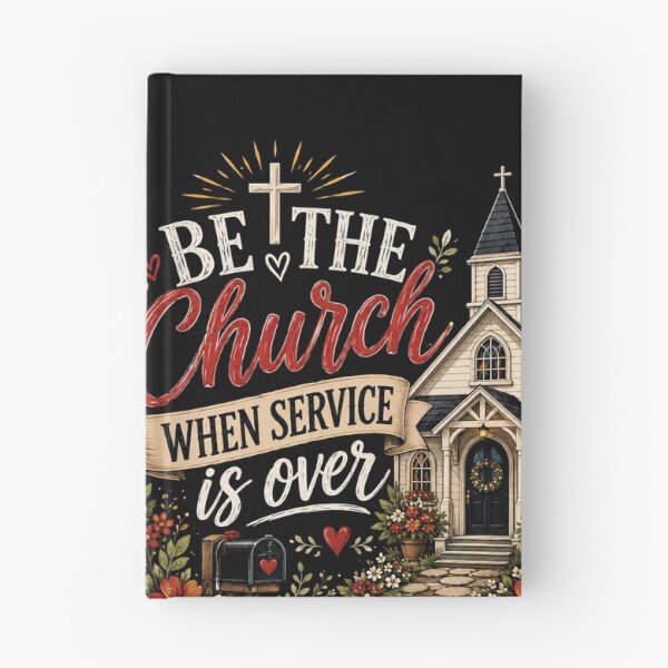 Item preview, Be The Church When Service Is Over Christian Church Floral Vintage Vector designed and sold by Spyshirt.