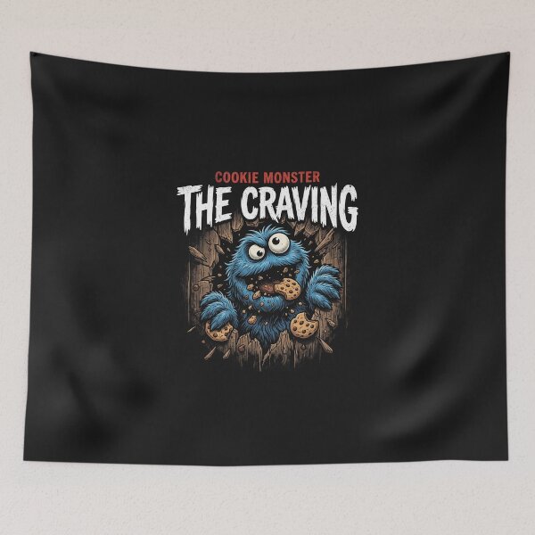Item preview, The Craving - Retro Horror Movie Blue Monster Parody designed and sold by AdyKurniawan.