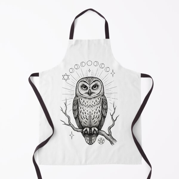 Item preview, The Nocturnal Seer - Celestial Desert Owl designed and sold by Cozy Aesthetic design .