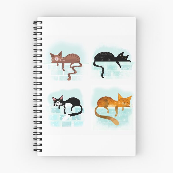 Item preview, Four Cats Sleeping on Wall designed and sold by Andrew  Hitchen.