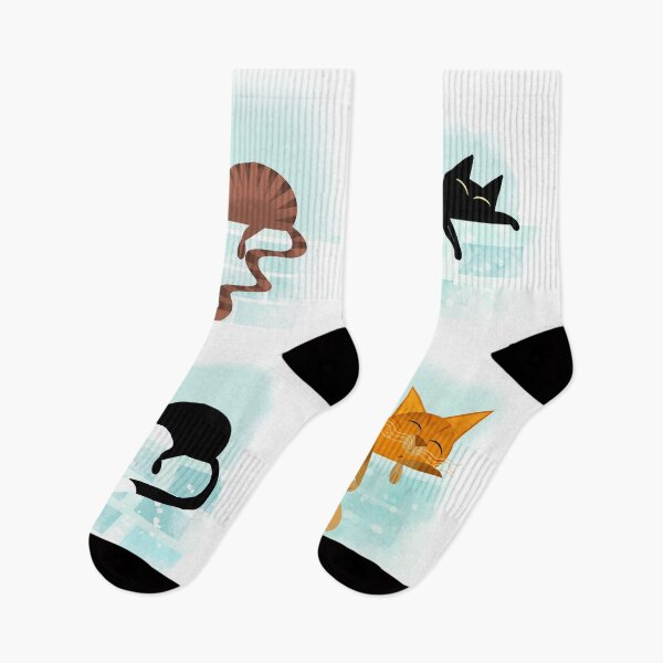 Item preview, Four Cats Sleeping on Wall designed and sold by Andrew  Hitchen.