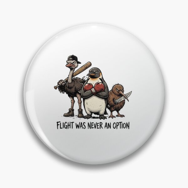 Item preview, Flight Was Never An Option - Funny Armed Flightless Birds Meme designed and sold by AdyKurniawan.