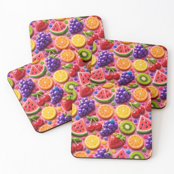 Item preview, 3D Candy Fruit Pattern designed and sold by Aramdesing.