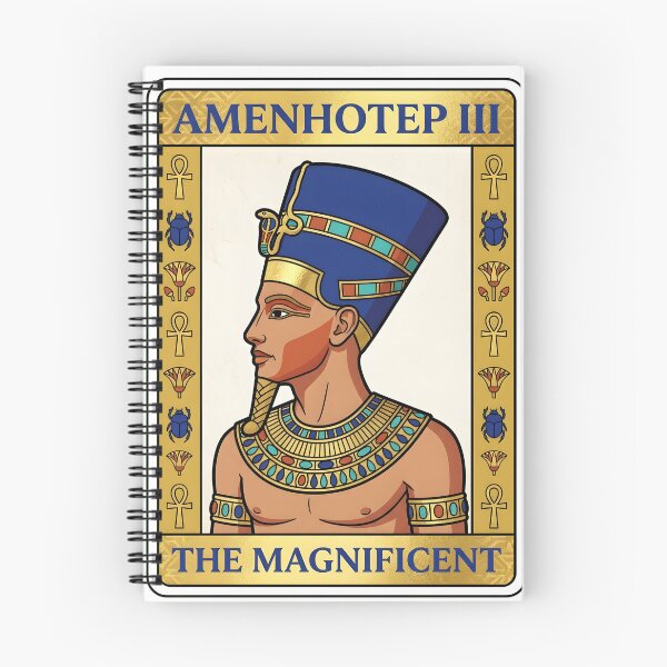 Item preview, Amenhotep III The Magnificent Egyptian Pharaoh Playing Card Poster Graphic designed and sold by EKHOAISTORE.
