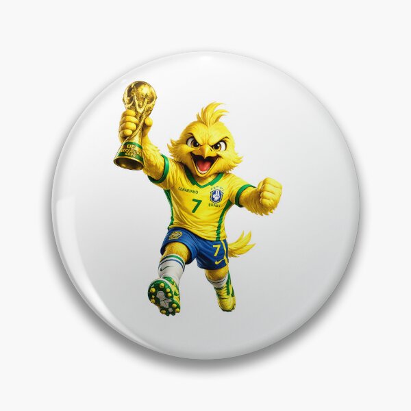 Item preview, Champion Canary Soccer Mascot Trophy Winner designed and sold by SprinkleShades.