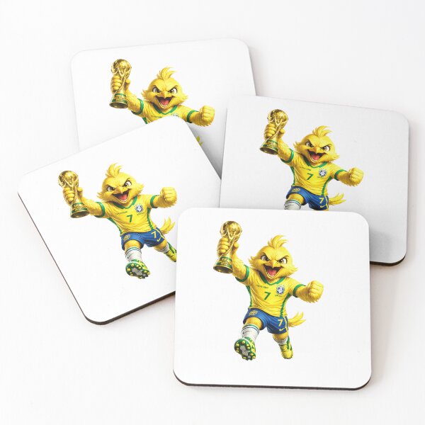 Item preview, Champion Canary Soccer Mascot Trophy Winner designed and sold by SprinkleShades.