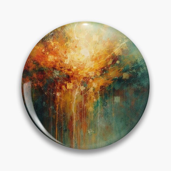Item preview, Teal and Gold Cosmic Abstract Nebula Burst designed and sold by Joey Santiago.