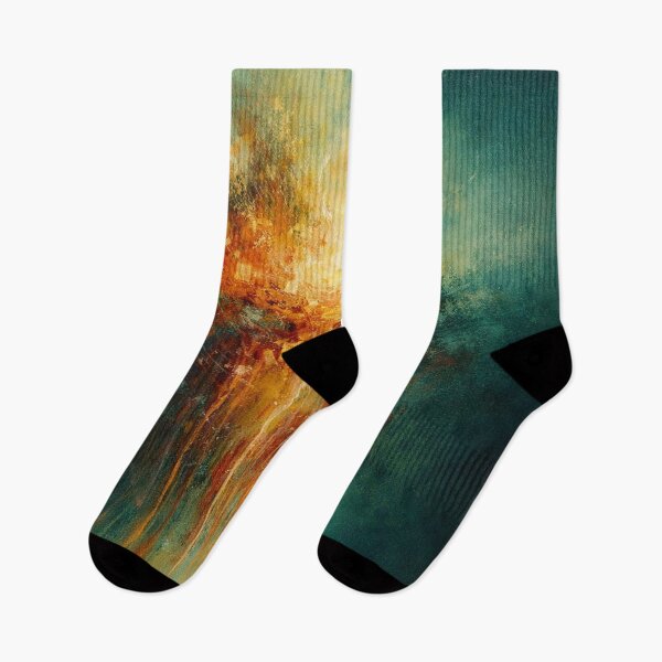 Item preview, Teal and Gold Cosmic Abstract Nebula Burst designed and sold by Joey Santiago.