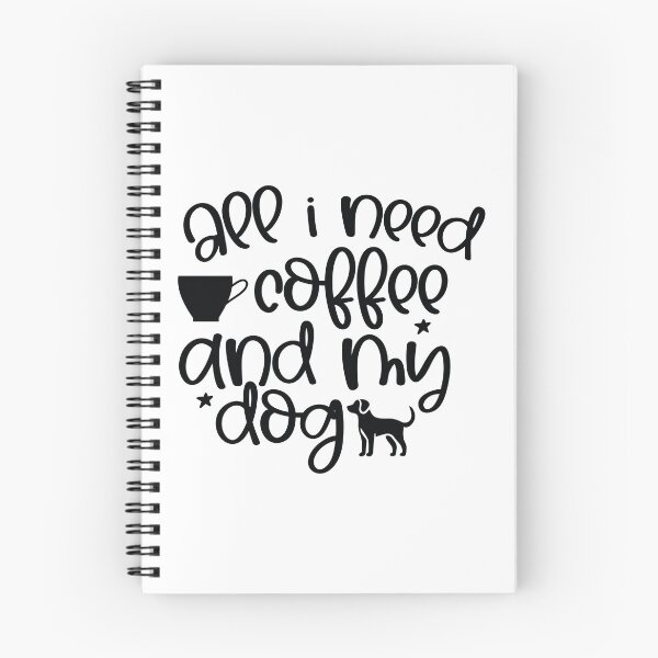 Item preview, All I Need Coffee And My Dog - Cute Retro Gift Dog Quotes Cool Mother Matching Family Owner Girl Mom Apparel Art designed and sold by FuzionRaptor.