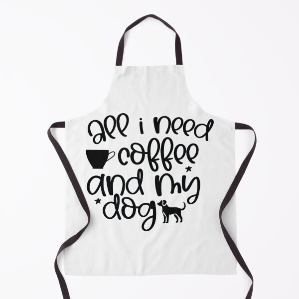 Item preview, All I Need Coffee And My Dog - Cute Retro Gift Dog Quotes Cool Mother Matching Family Owner Girl Mom Apparel Art designed and sold by FuzionRaptor.