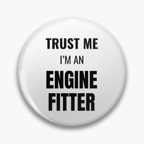Item preview, Trust Me I'm an Engine Fitter (Black) designed and sold by ShipCrewNation.