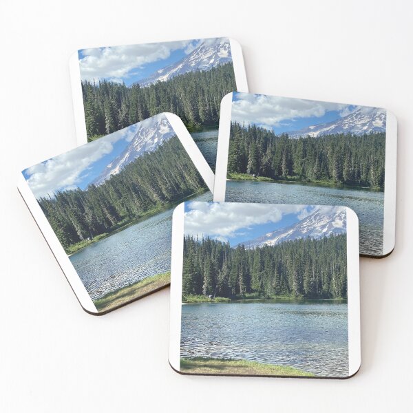 Item preview, Refleciton Lake at Mount Rainier National Park designed and sold by Worth the Stay Prints.
