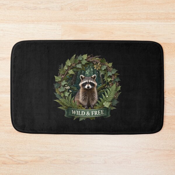 Item preview, Wild And Free Raccoon Fores Mandala Art. designed and sold by GoGreenlove.
