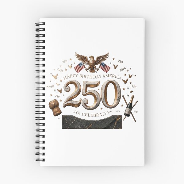 Item preview, America 250th Anniversary 2026 - Happy Birthday America Semiquincentennial - Patriotic Eagle 1776-2026 USA Celebration Design designed and sold by laughingshirts.