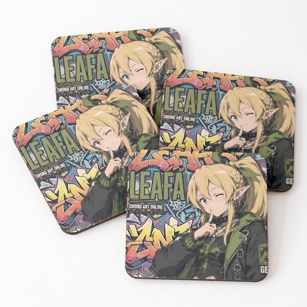 Item preview, Leafa Streetwear Graffiti Fan Art | Sword Art Online Urban Anime Girl Illustration designed and sold by Dyan4.