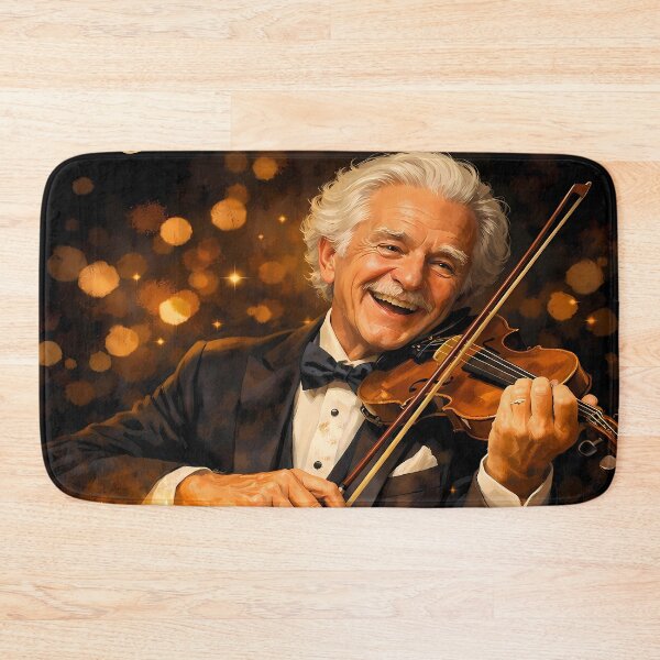 Item preview, Violin Birthday Old Man - International Jazz Day designed and sold by Art-Arcade6.