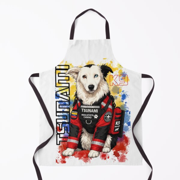 Item preview, Tsunami K9 Rescue Dog - Venezuelan Hero Search and Rescue Earthquake Rescue Illustration designed and sold by AvalonTshirts.