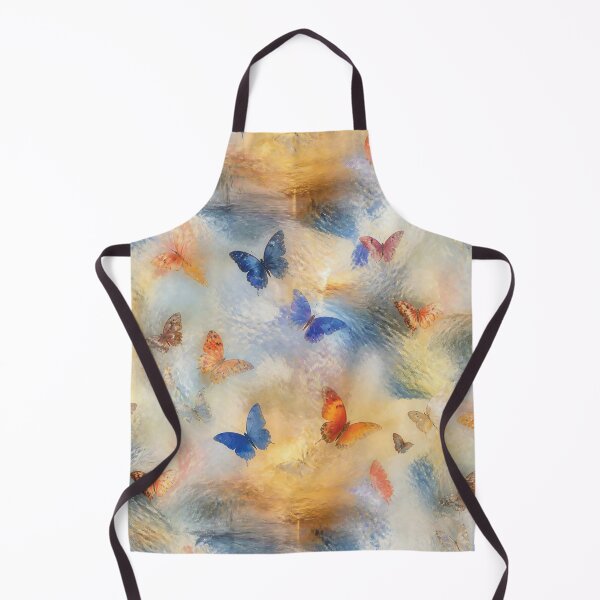 Item preview, Colorful Butterflies on Dreamy Abstract Background — Seamless Nature Pattern and Watercolor Texture designed and sold by LisaMise.