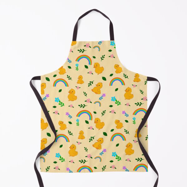 Item preview, Cute Ducklings and Rainbow Seamless Pattern designed and sold by thanhmaiids96.