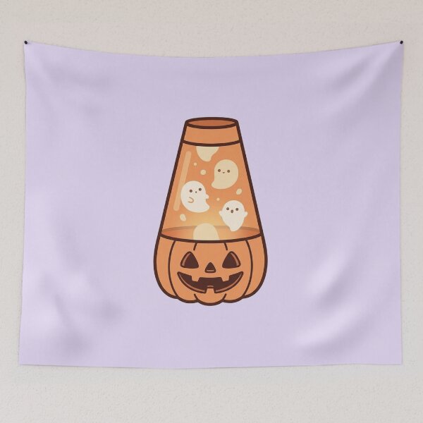 Item preview, Cute Pumpkin Motion Lamp with Floating Ghosts designed and sold by Castiora.