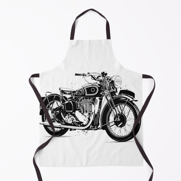 Item preview, Vintage Classic Motorcycle Illustration designed and sold by Masloshop.