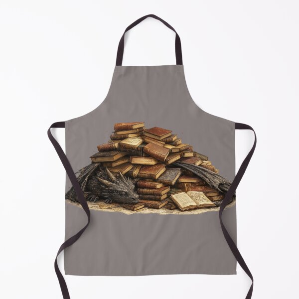 Item preview, Fantasy dragon and books designed and sold by DreamCloths12.
