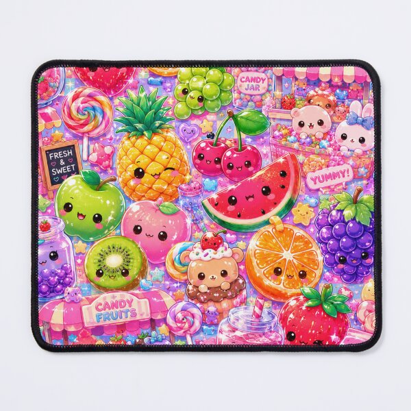 Item preview, Kawaii Candy Market Fruit Pattern designed and sold by Aramdesing.