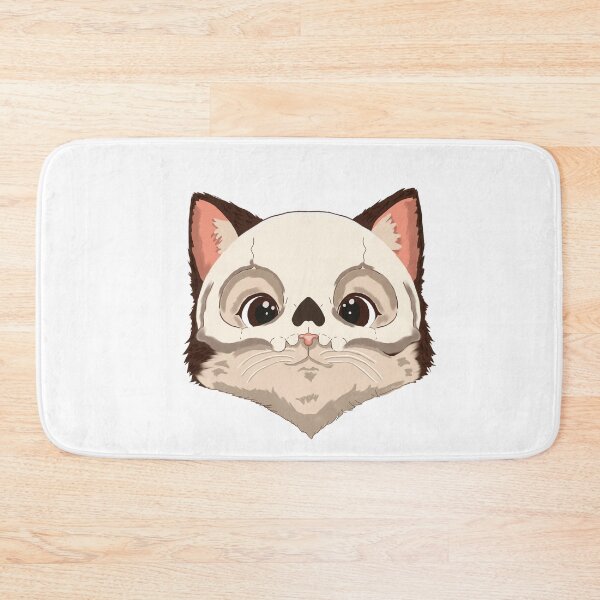 Item preview, Skull face cat Illustration  designed and sold by Ramarvel.