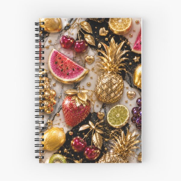 Item preview, Luxury Gold Fruit Pattern designed and sold by Aramdesing.