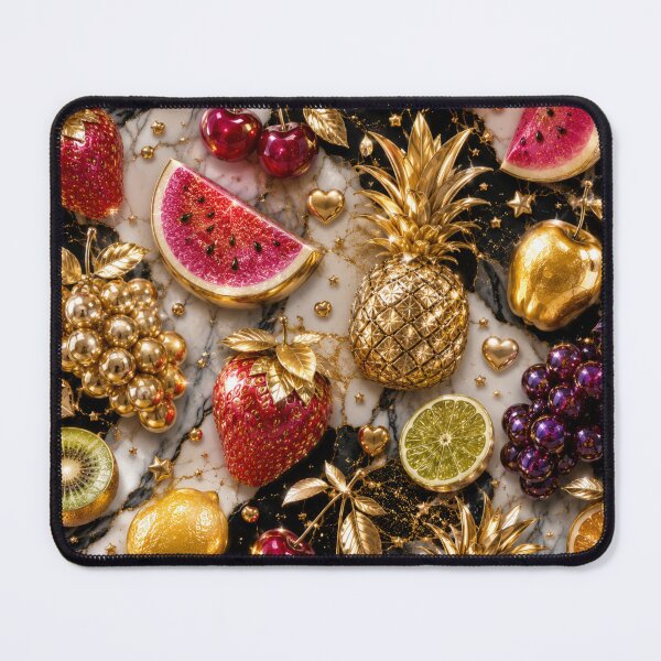 Item preview, Luxury Gold Fruit Pattern designed and sold by Aramdesing.