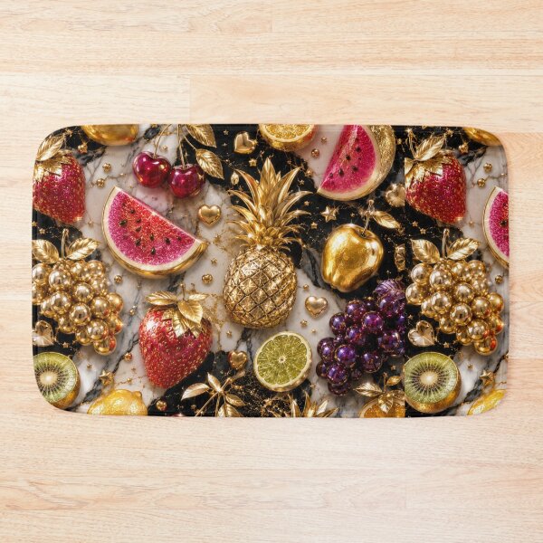 Item preview, Luxury Gold Fruit Pattern designed and sold by Aramdesing.