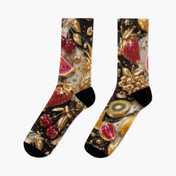 Item preview, Luxury Gold Fruit Pattern designed and sold by Aramdesing.