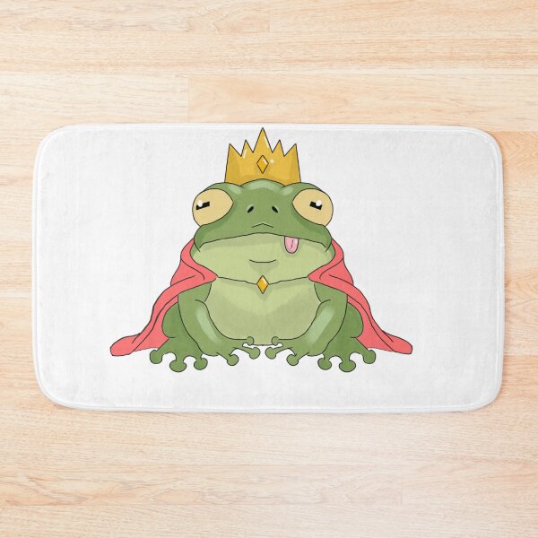 Item preview, Cute Frog King with Crown and Cape Illustration designed and sold by Ramarvel.