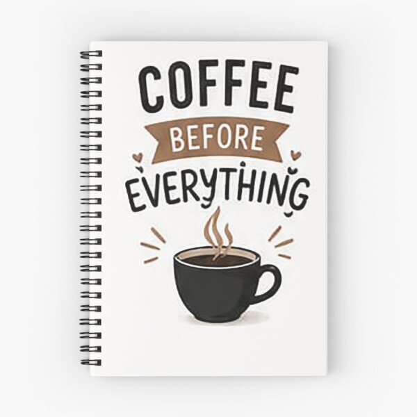 Item preview, Coffee Before Everything | Funny Coffee Lover Quote | Minimalist Coffee Typography Gift designed and sold by Sara-Ai.
