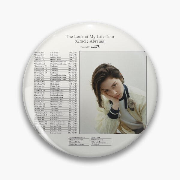 Item preview, Gracie Abrams - The Look at My Life Tour! designed and sold by candicewelch4.