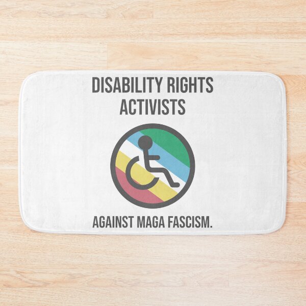 Item preview, Disability rights activists against MAGA fascism. designed and sold by Rachel the Artist .