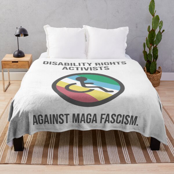 Item preview, Disability rights activists against MAGA fascism. designed and sold by Rachel the Artist .