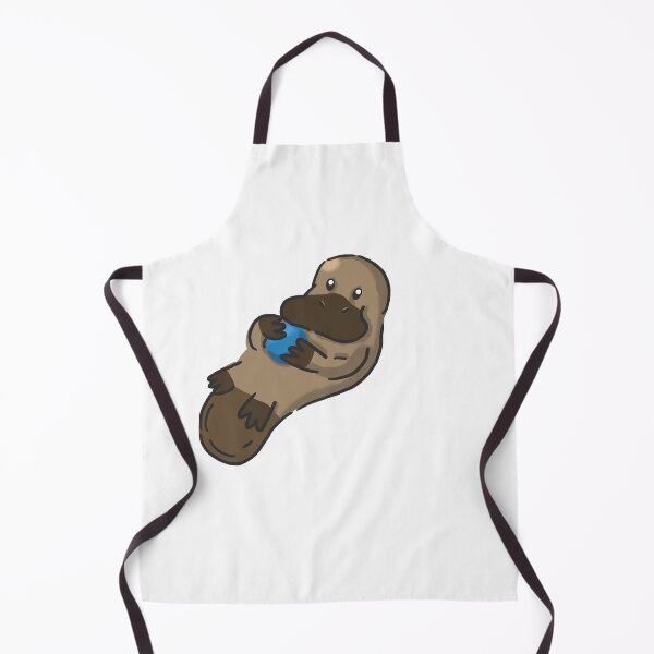 Item preview, Simple Cute platypus holding a blue toy ball designed and sold by Ramarvel.