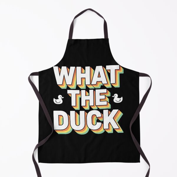 Item preview, What The Duck Retro 3D Typography Pun designed and sold by AdyKurniawan.