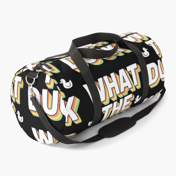 Item preview, What The Duck Retro 3D Typography Pun designed and sold by AdyKurniawan.