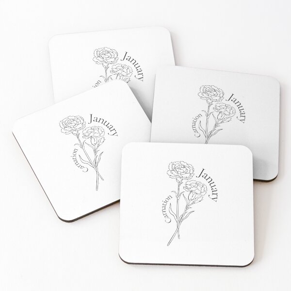 Item preview, Birth flower - January (carnation) designed and sold by dragonteastudio.