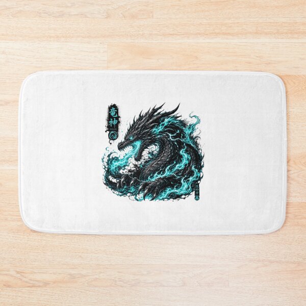 Item preview, Cyber Flame Dragon Sticker – Neon Anime Fantasy Art designed and sold by Bysma.