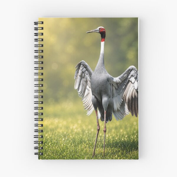 Item preview, Graceful Sarus Crane Display at Sunrise designed and sold by Kimberly Palmer.