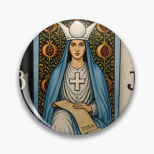 Item preview, Mystical High Priestess Tarot Card II - Esoteric Wisdom Art designed and sold by Clavivs.