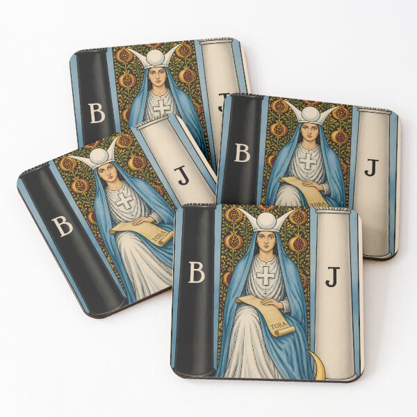 Item preview, Mystical High Priestess Tarot Card II - Esoteric Wisdom Art designed and sold by Clavivs.