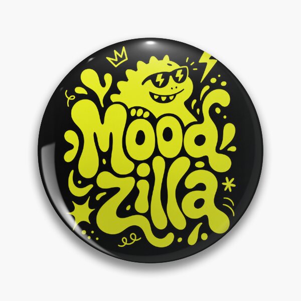 Item preview, Moodzilla – Funky Font Vector, Vibrant Organic Typography on Black designed and sold by Jandedan.