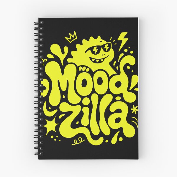 Item preview, Moodzilla – Funky Font Vector, Vibrant Organic Typography on Black designed and sold by Jandedan.